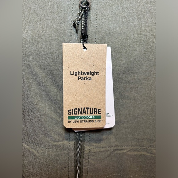 Signature by Levi Strauss and Co. Lightweight Parka water repellency & Uv protec - Picture 10 of 12